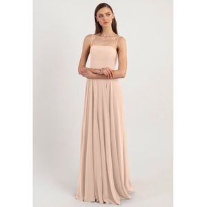 Jenny Yoo Blush Pink Renee bridesmaid Dress